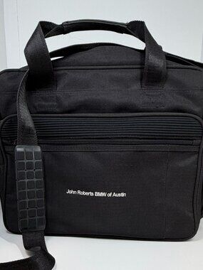Leeds 8500 Briefcase 16"x13"x6" with John Roberts BMW of Austin Logo - Excellent